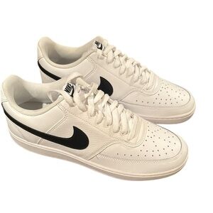 Nike Court Vision Next Nature Low White And Black Men’s Size 10 FREE SHIPPING